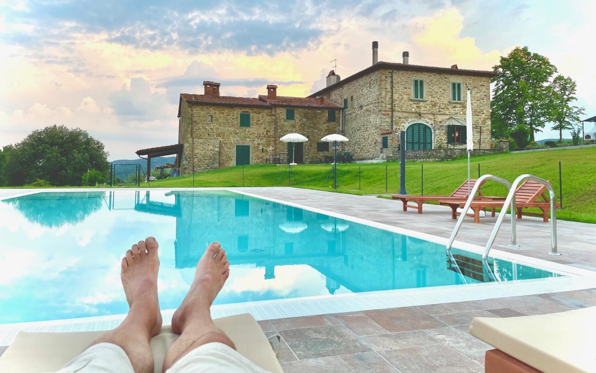 Agriturismo I Poggilunghi Чивитела ин Вал ди Киана Екстериор снимка